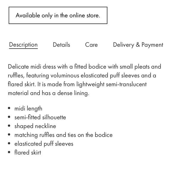 🌸 LICHI midi dress with pleated bodice and semi-transparent sleeves - Picture 16 of 17